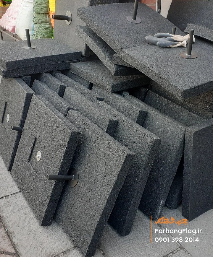 پایه پرچم دو متری